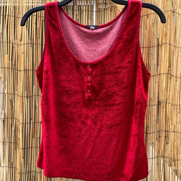 Red Velvet Tank Top - Picture 1 of 4